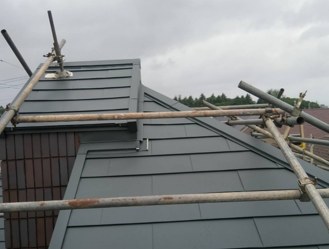 ICヒランビー葺き工事完了