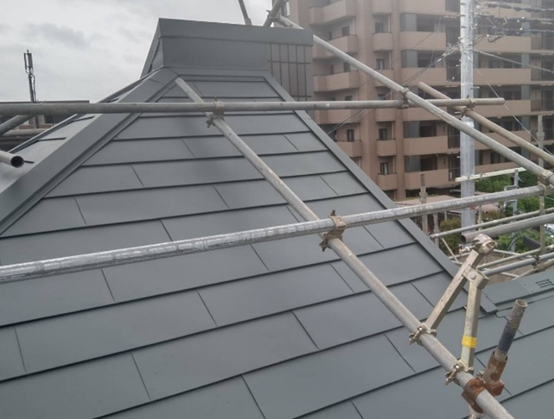 ICヒランビー葺き工事完了